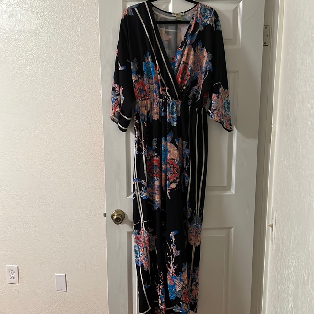 Flying tomato Wide leg modest jumpsuit.